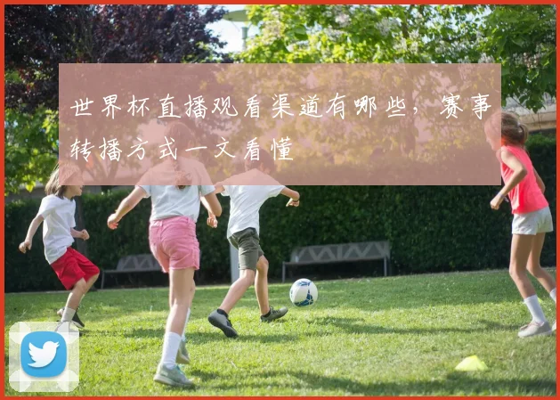 世界杯直播观看渠道有哪些,赛事转播方式一文看懂